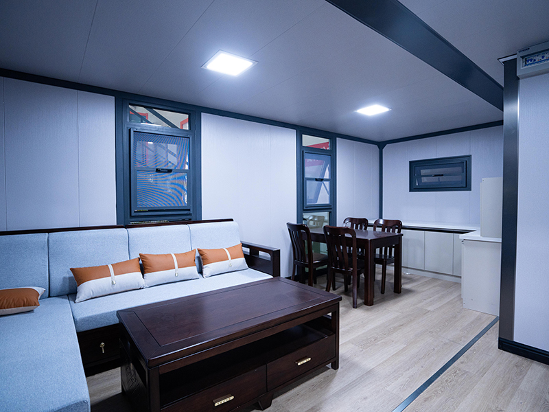 Two-level Flat-roof Double-side Expandable Modular Home