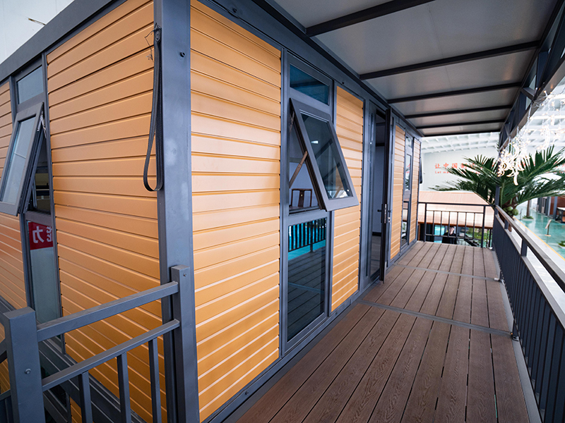 Two-level Flat-roof Double-side Expandable Modular Home