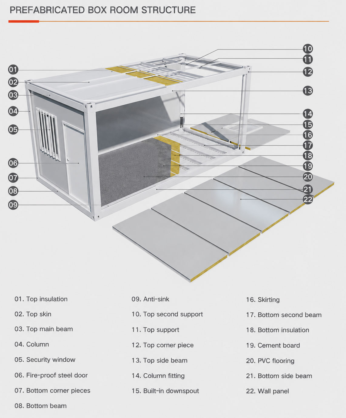 Flat Pack Modular Office Container Building(Image4)