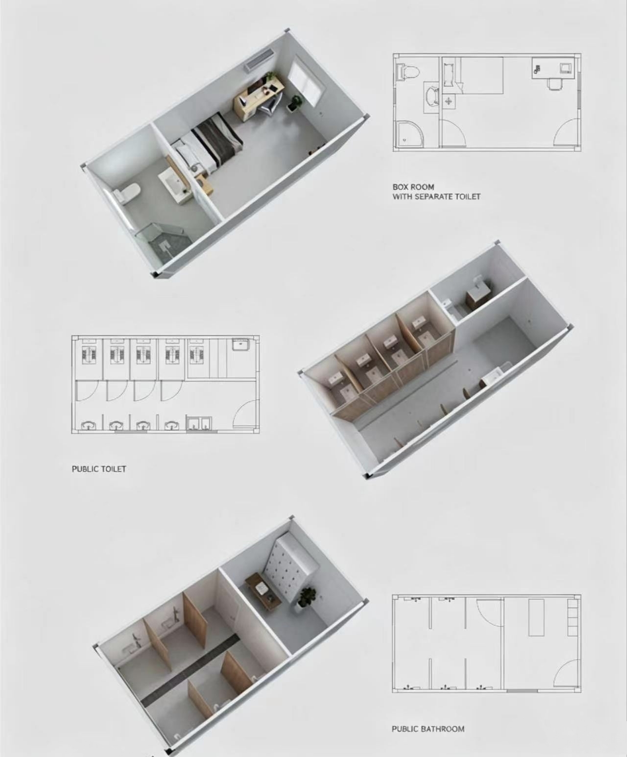 Flat Pack Modular Office Container Building(Image1)