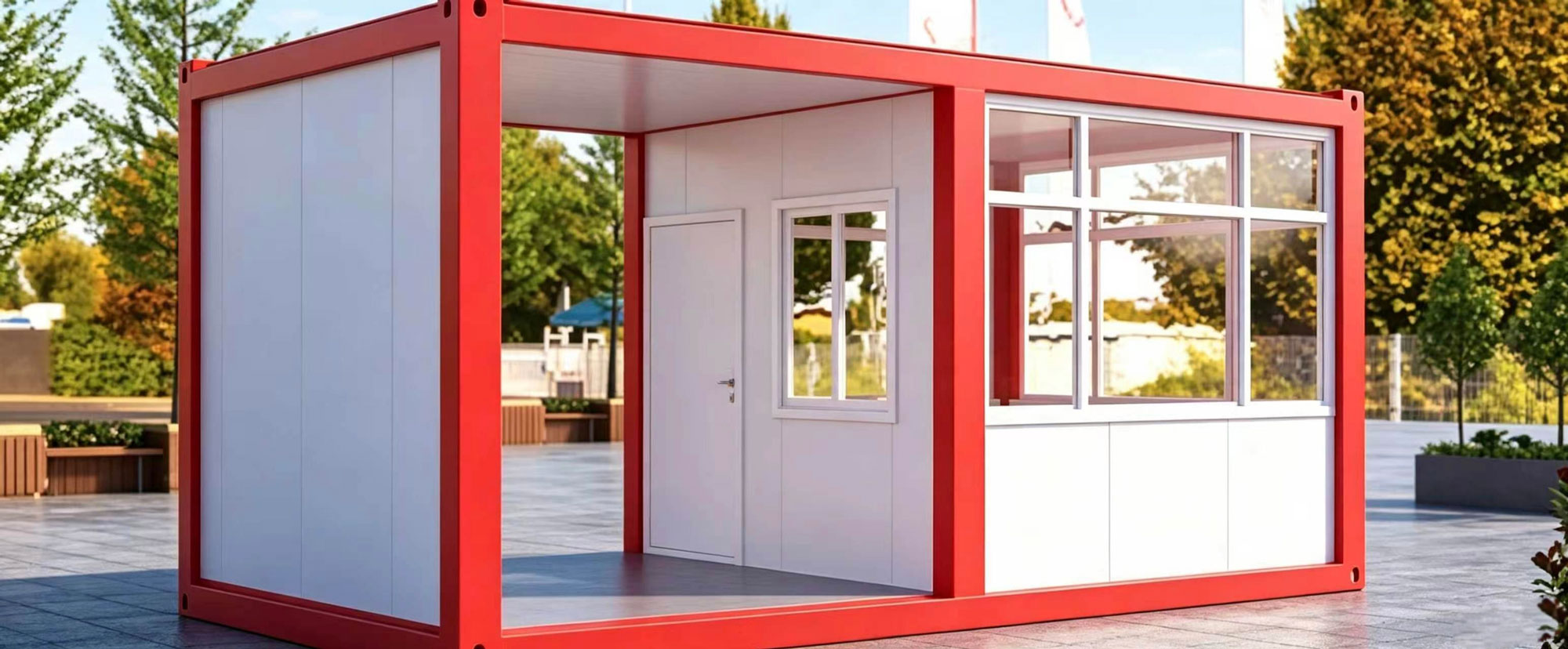 Flat Pack Security Guard House Container